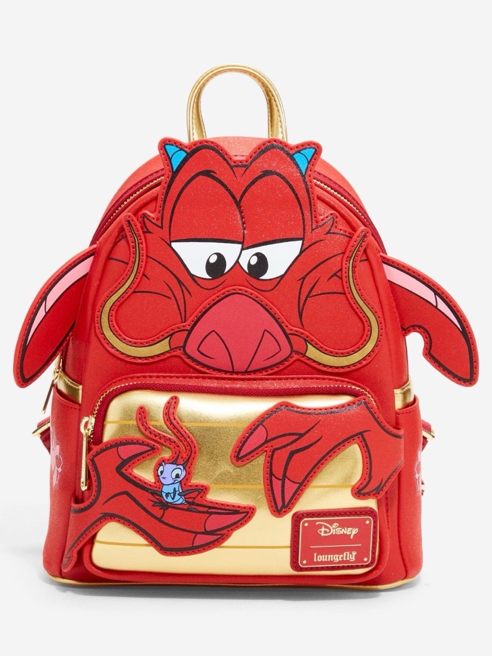New Loungefly Disney Mulan Mushu Mini Backpack